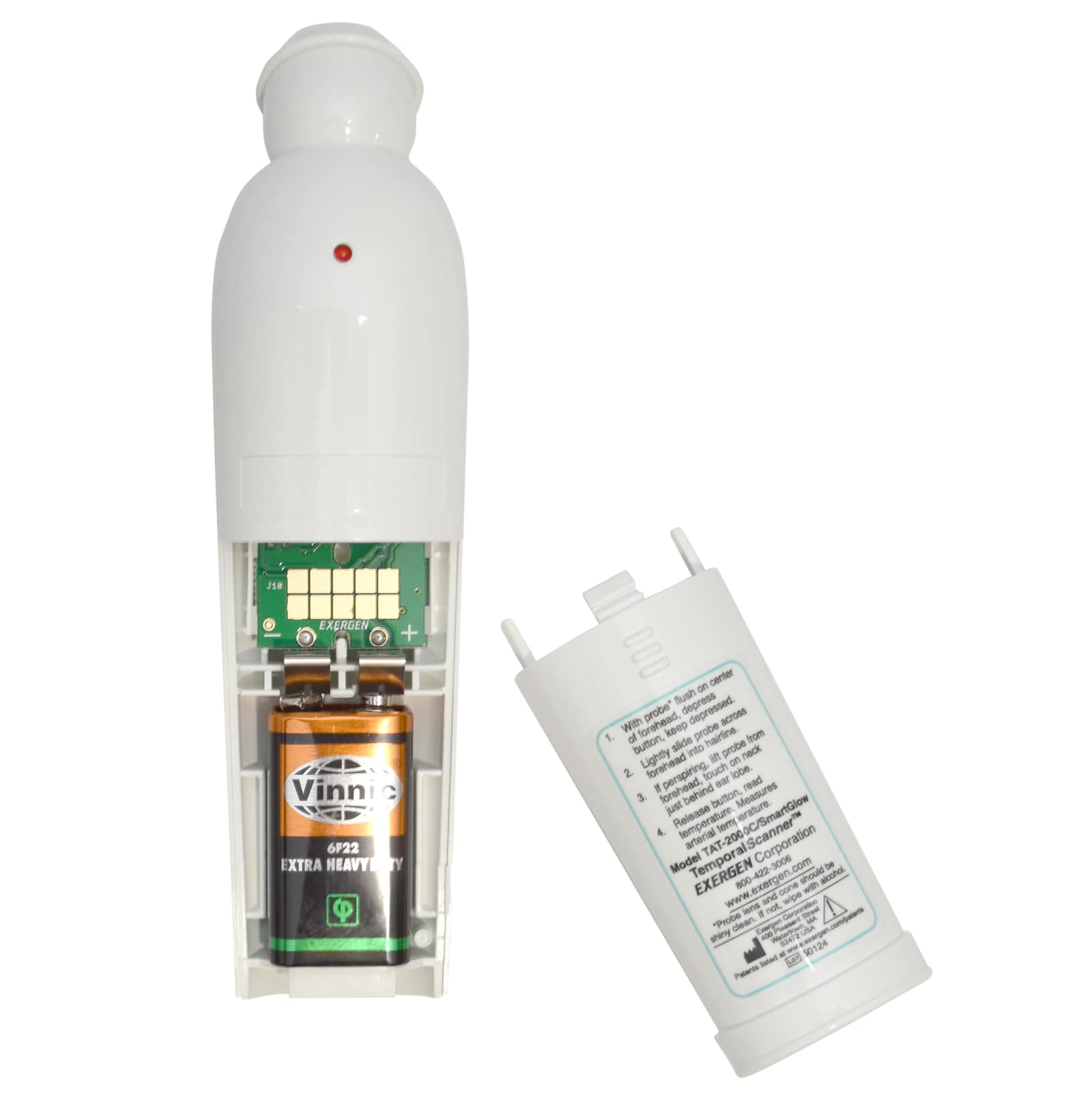 TAT-2000C Temporal Artery Home Thermometer with SafetyScan Caps - Image 8