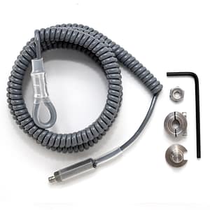 8' Latex-free Coiled Cable
