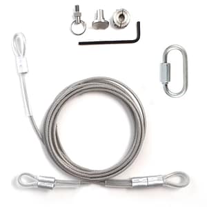 6' Vinyl Covered Steel Cable with Quick Link